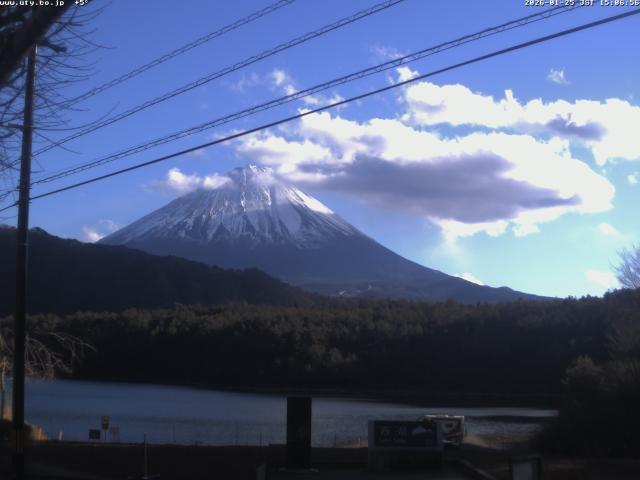西湖からの富士山