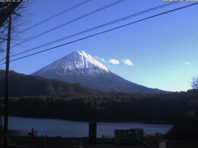 西湖からの富士山