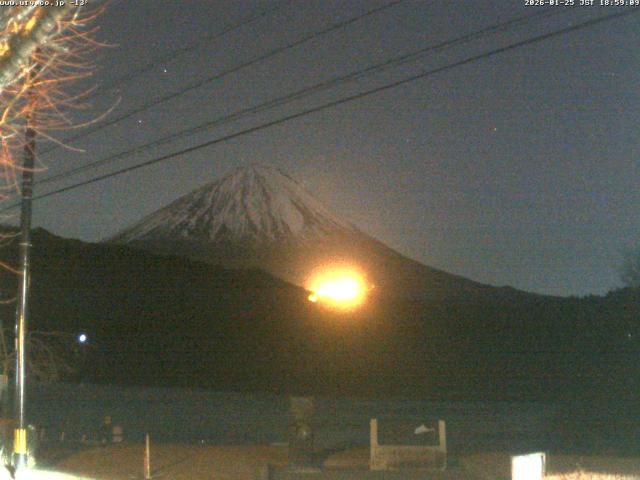 西湖からの富士山