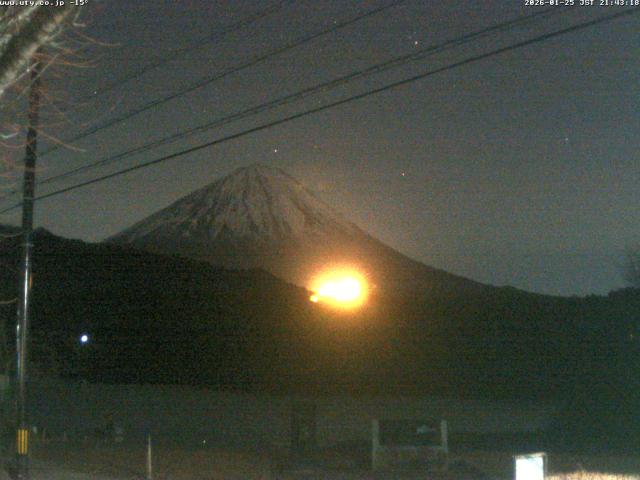 西湖からの富士山