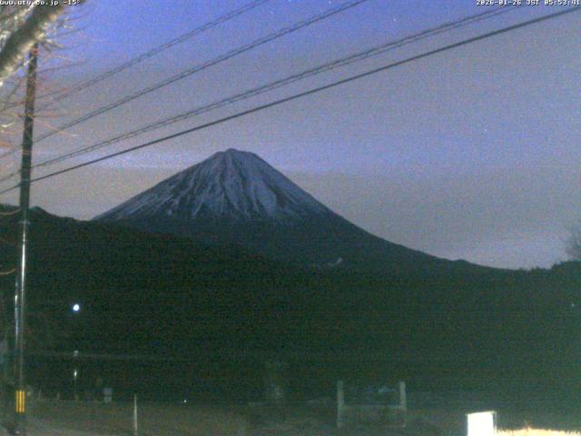 西湖からの富士山