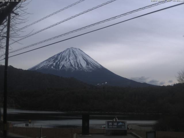 西湖からの富士山