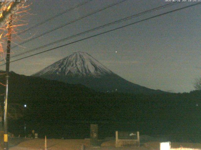 西湖からの富士山
