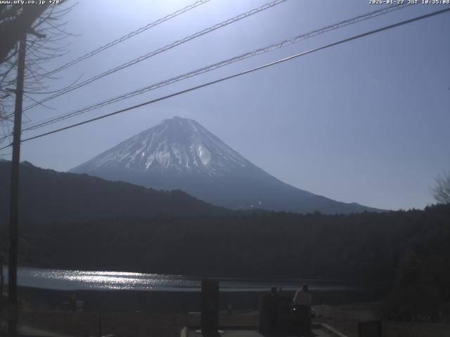 西湖からの富士山