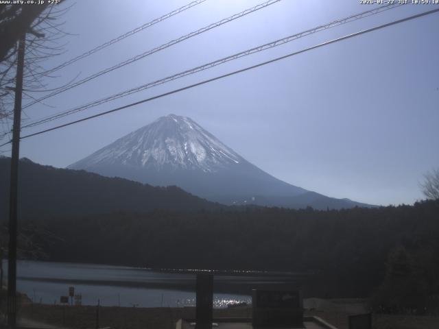 西湖からの富士山