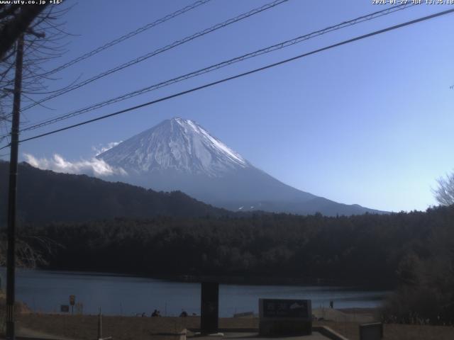 西湖からの富士山