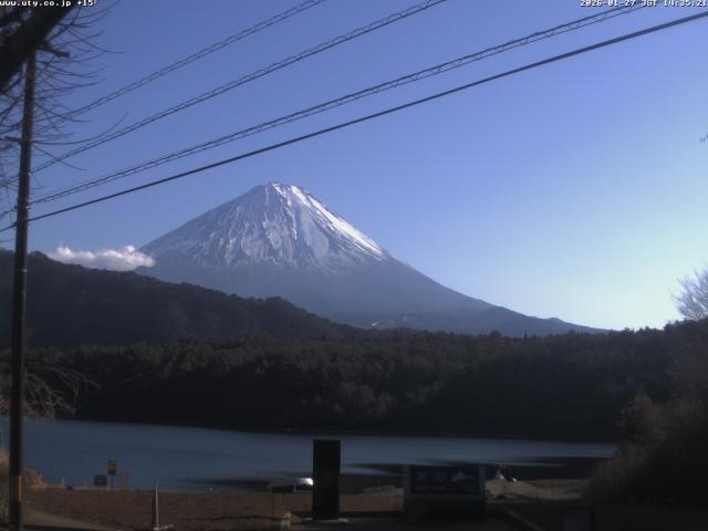 西湖からの富士山