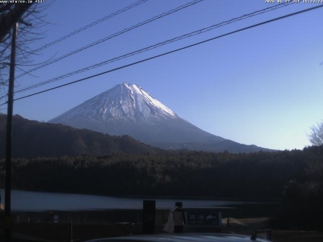 西湖からの富士山