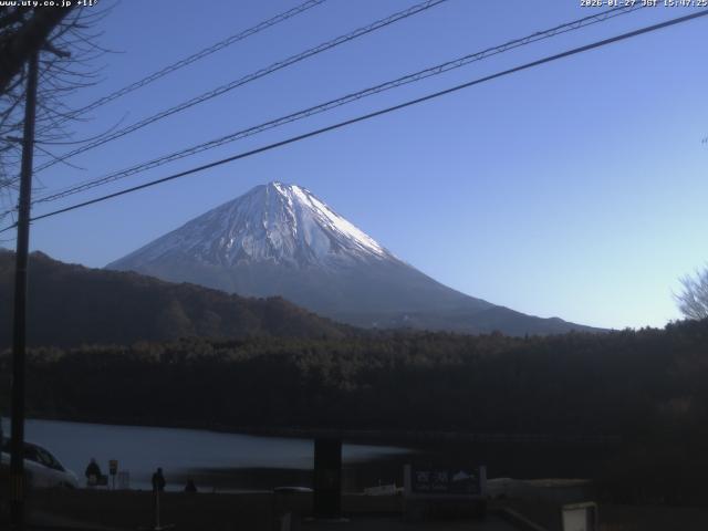 西湖からの富士山