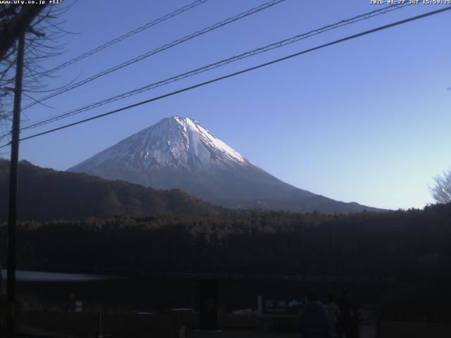 西湖からの富士山