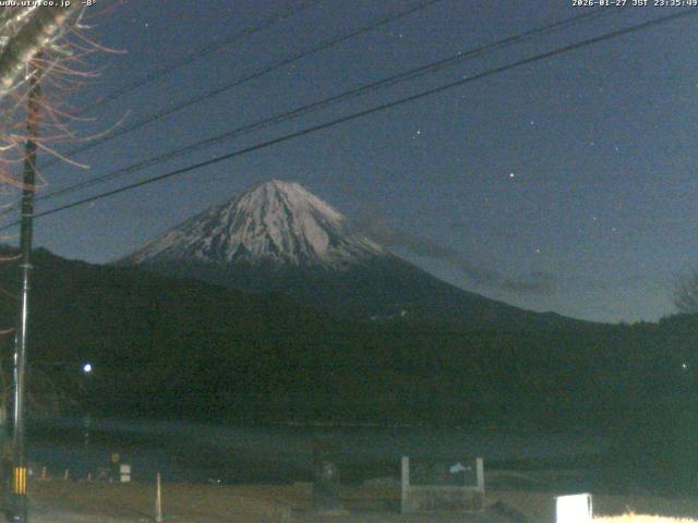 西湖からの富士山