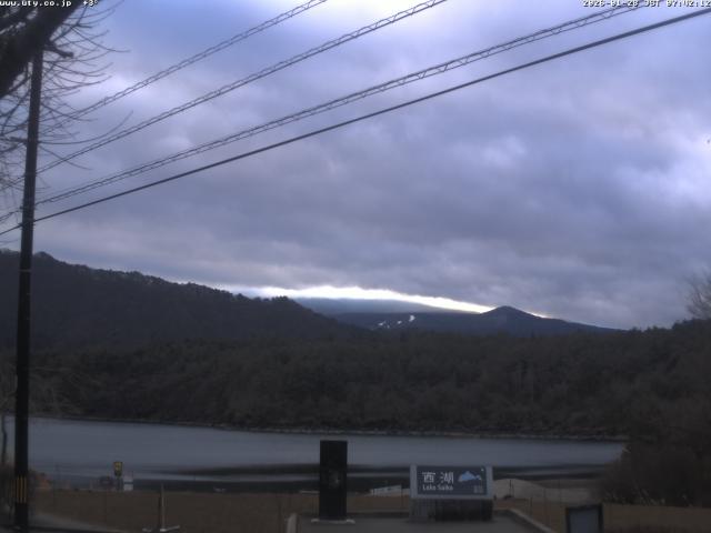 西湖からの富士山