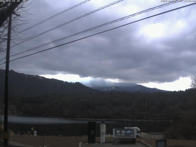 西湖からの富士山