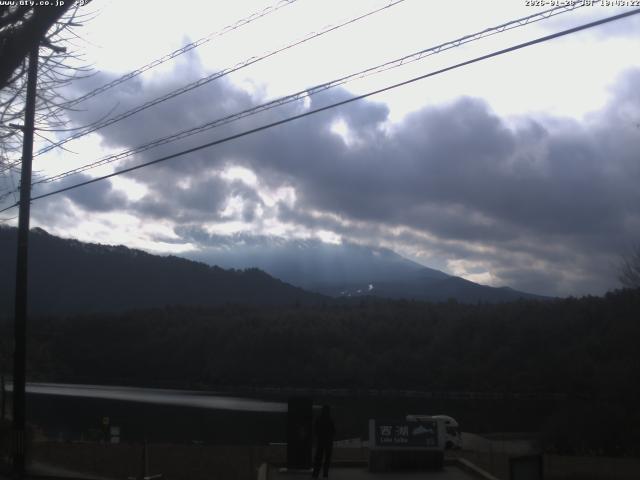 西湖からの富士山