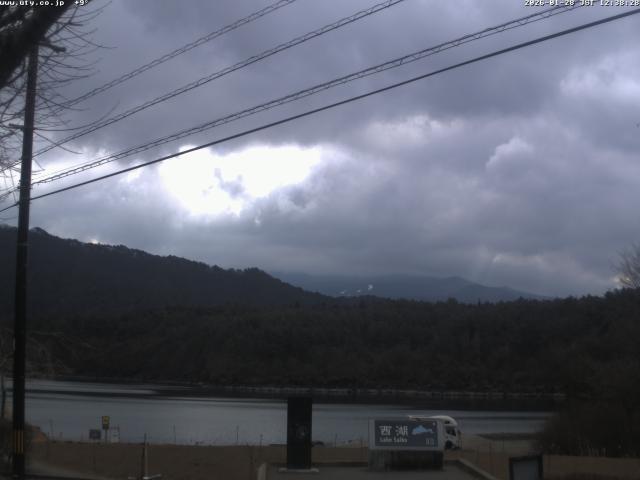 西湖からの富士山