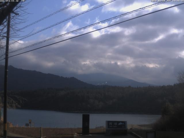 西湖からの富士山