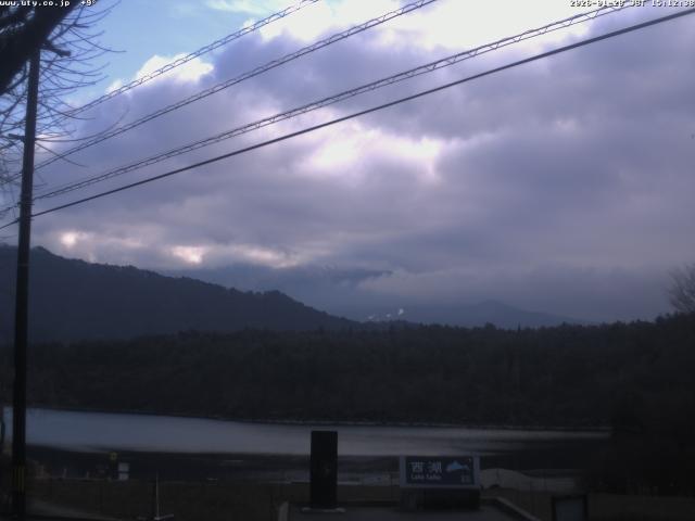 西湖からの富士山