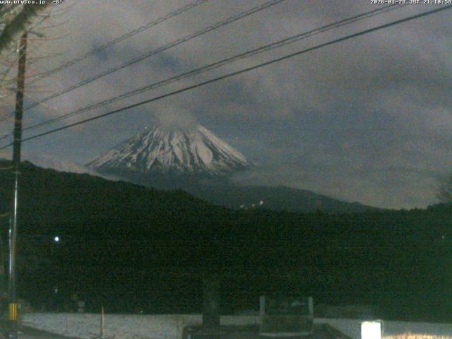 西湖からの富士山