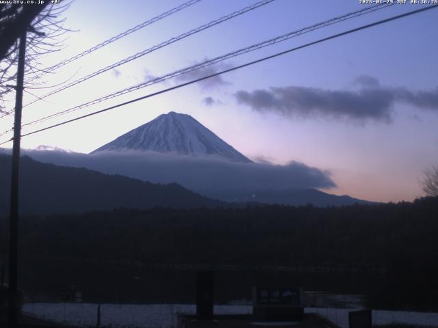 西湖からの富士山