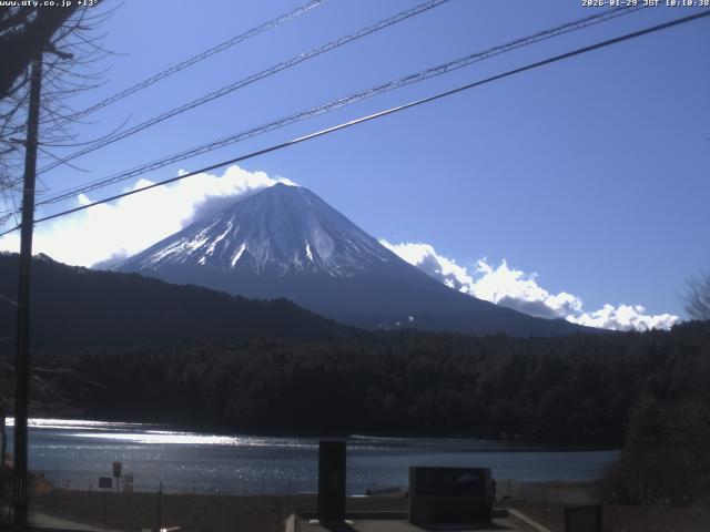 西湖からの富士山