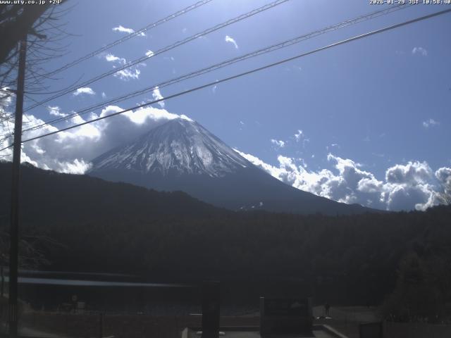 西湖からの富士山
