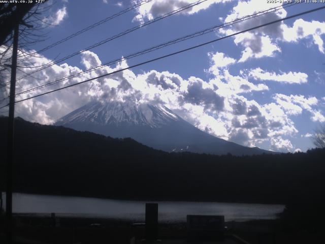 西湖からの富士山