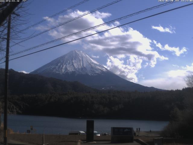 西湖からの富士山
