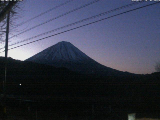 西湖からの富士山