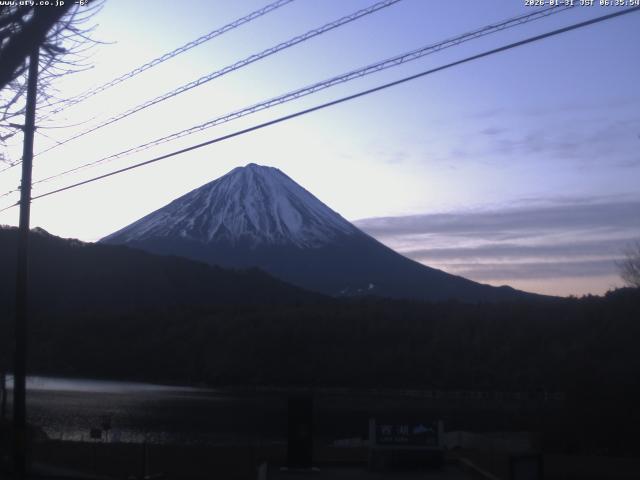 西湖からの富士山