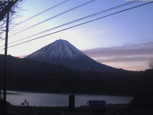 西湖からの富士山