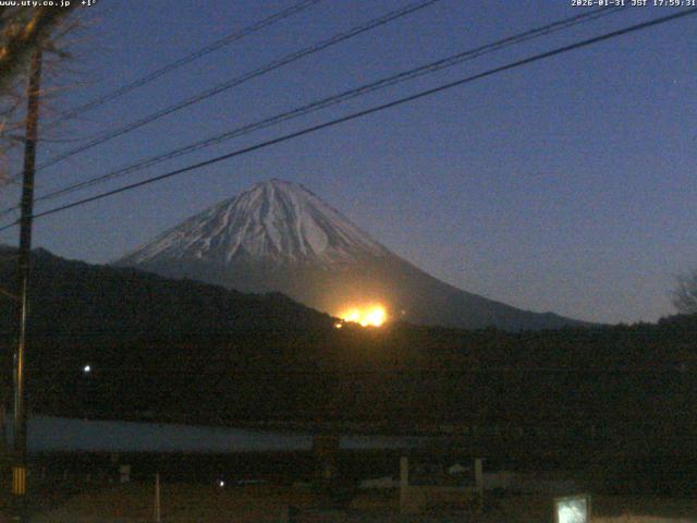西湖からの富士山