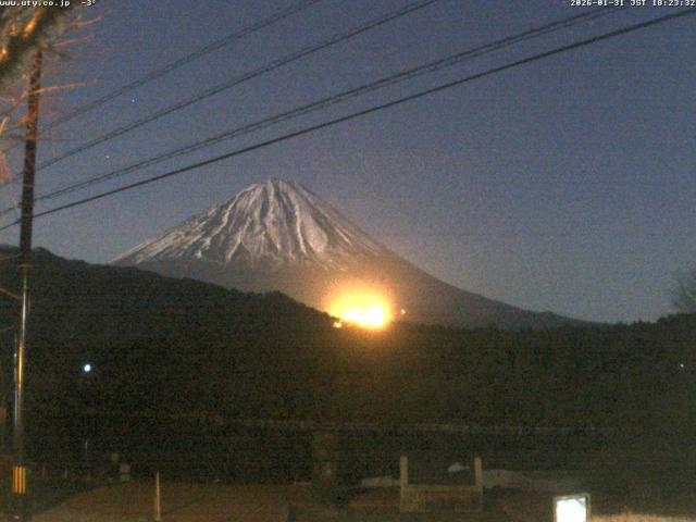 西湖からの富士山