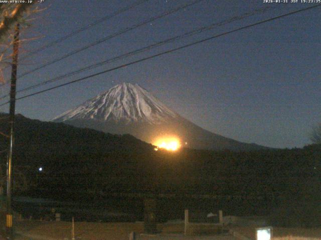 西湖からの富士山