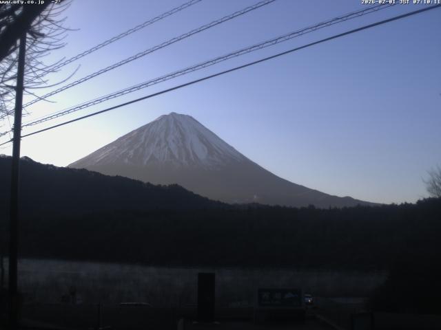 西湖からの富士山
