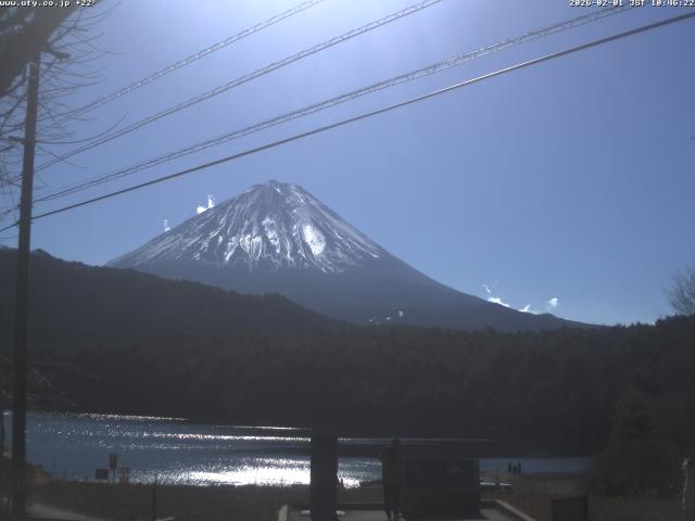 西湖からの富士山