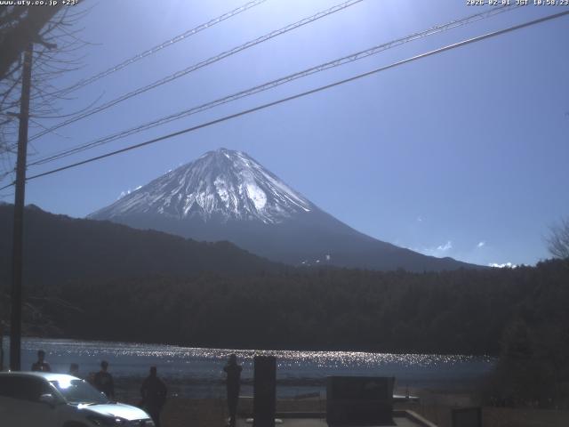 西湖からの富士山