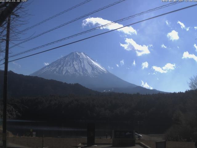 西湖からの富士山
