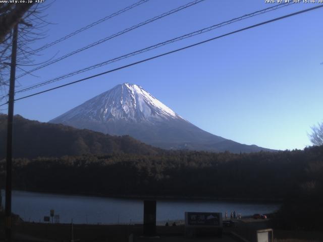 西湖からの富士山
