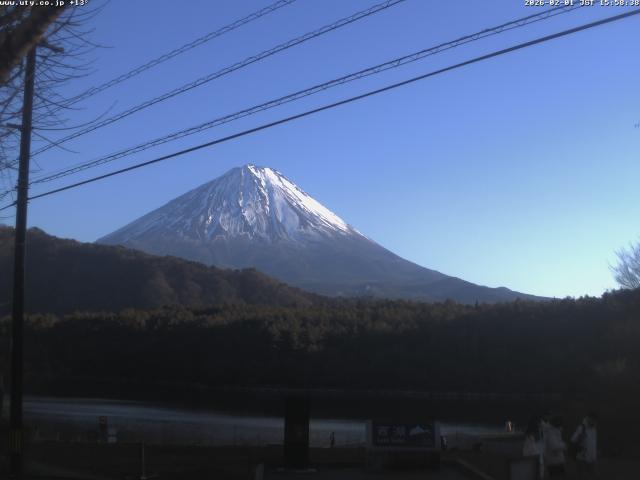 西湖からの富士山