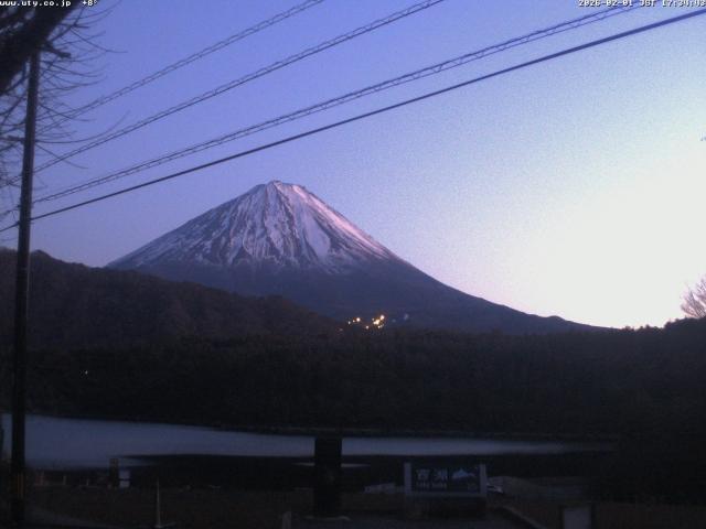 西湖からの富士山