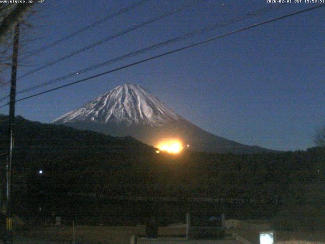 西湖からの富士山