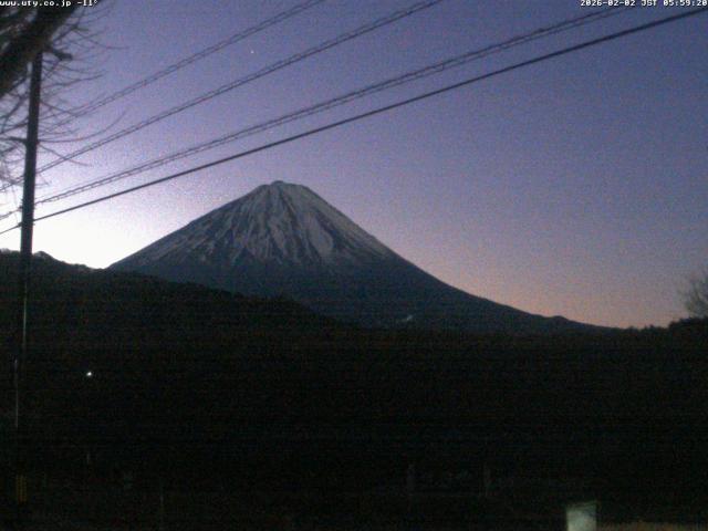 西湖からの富士山