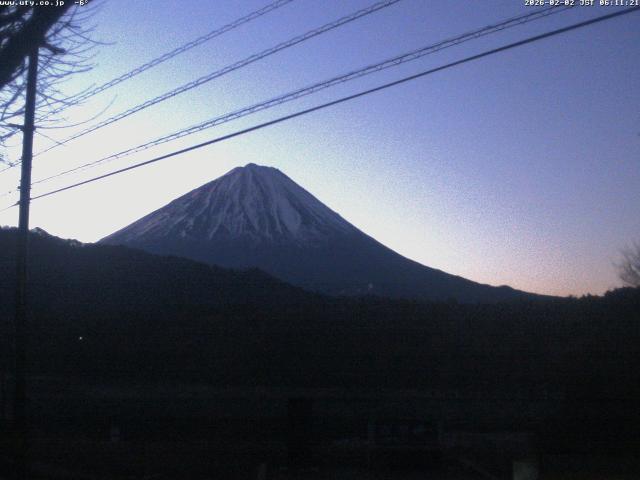 西湖からの富士山