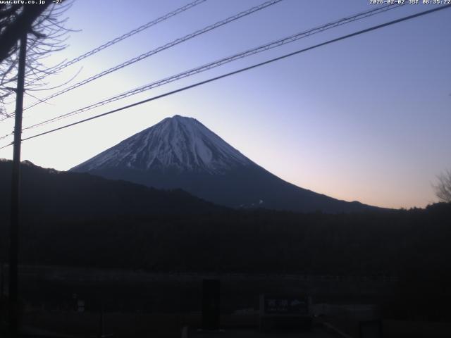 西湖からの富士山