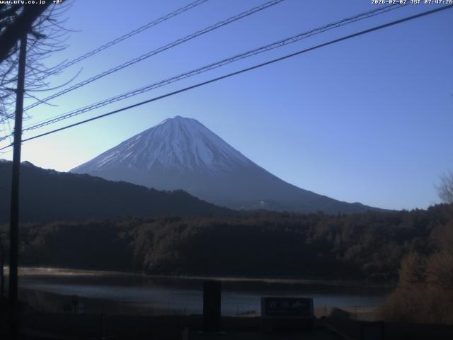 西湖からの富士山