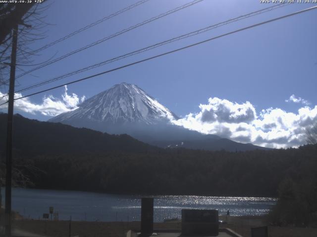 西湖からの富士山