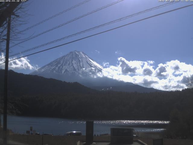 西湖からの富士山