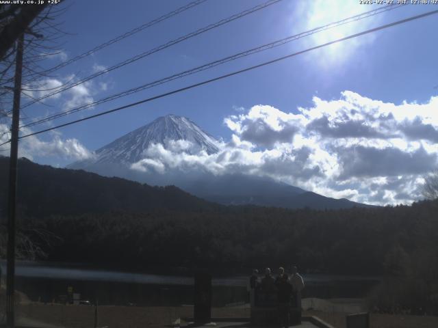 西湖からの富士山