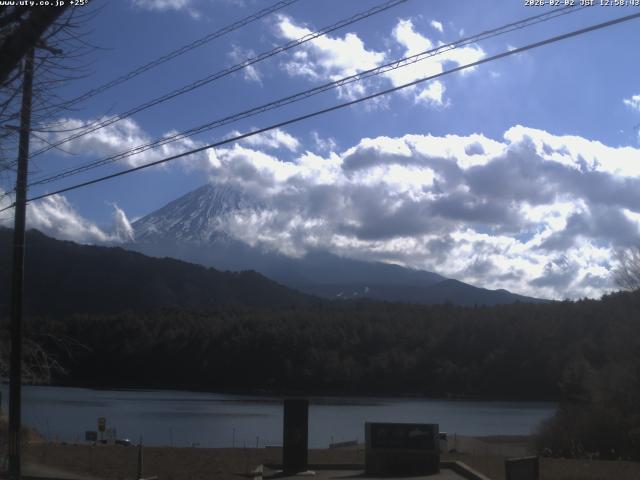 西湖からの富士山
