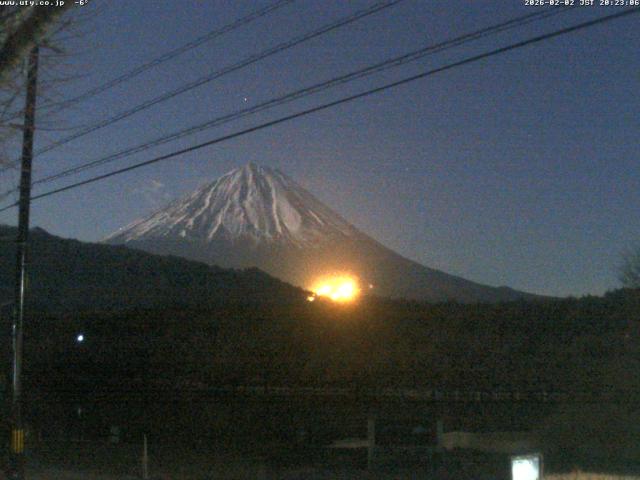 西湖からの富士山